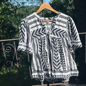 Old Navy Boho Top Sz Lg